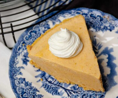 Summer's End Icebox Pumpkin Pie